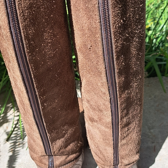 Tory Burch  Simone  over the knee  boots  Leather color brown Women Size 5.5 - Picture 5 of 10